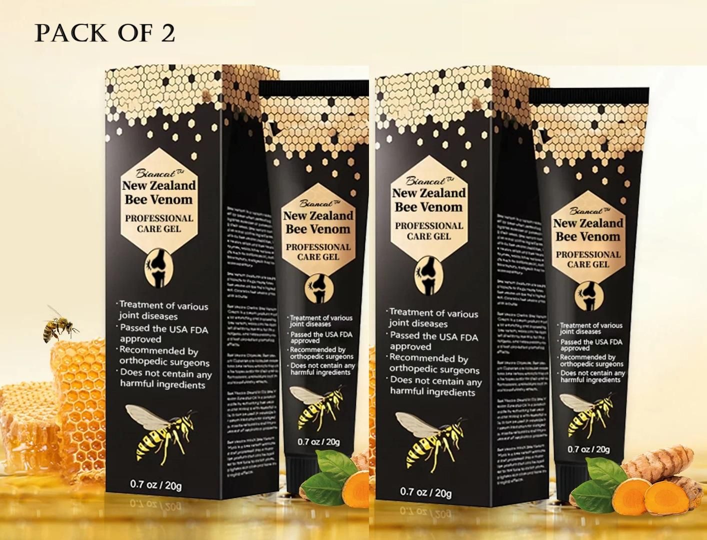Bee Venom Professional Care Gel Joint Pain Relief- ( Pack of 2)50g